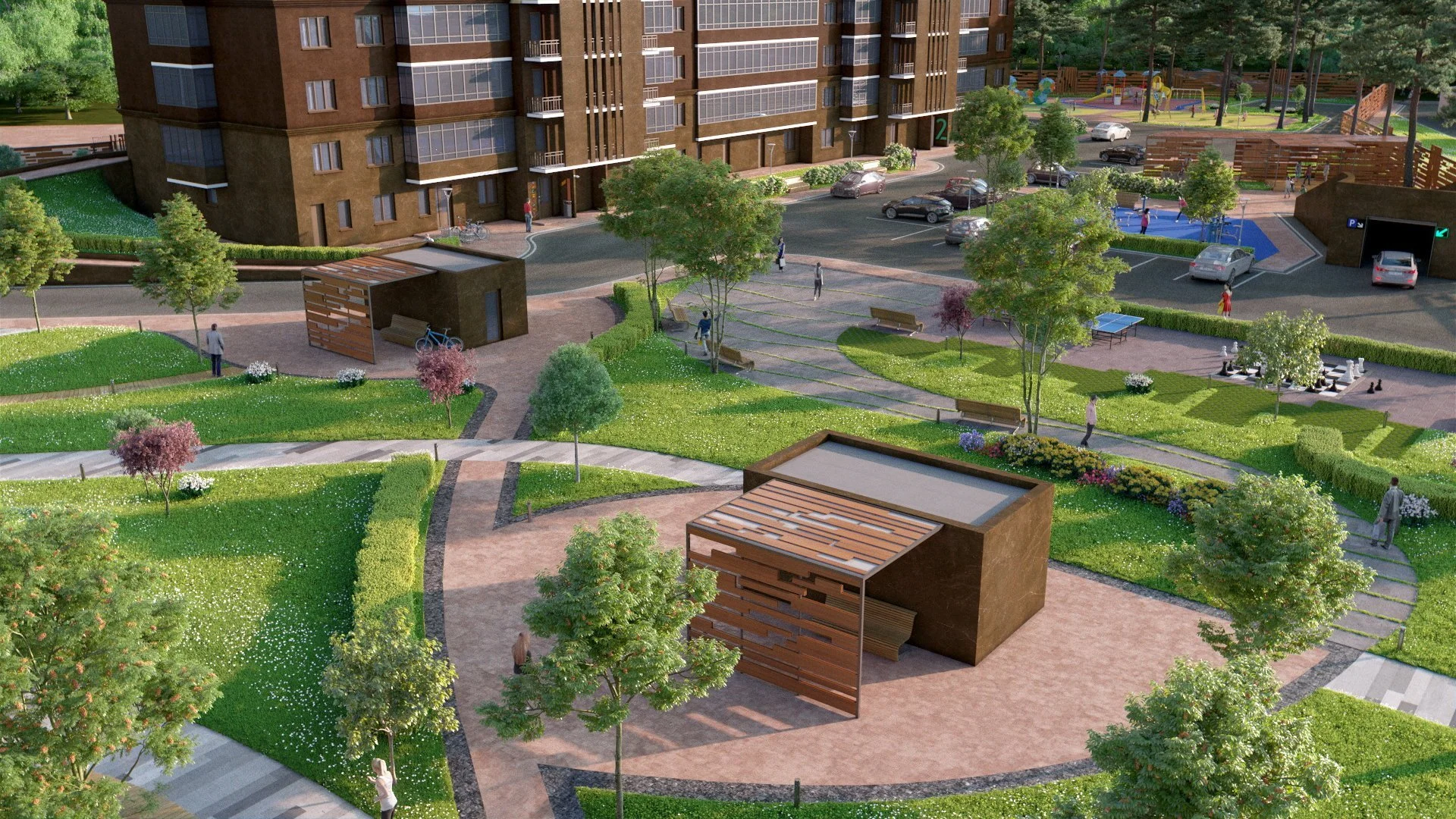 Благоустройство территории в Москве и Московской области